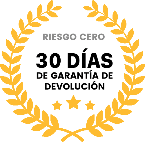 Riesgo cero: 30 días de garantía de devolución